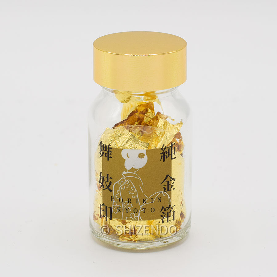 純金箔　舞妓印　0.1ｇ瓶入