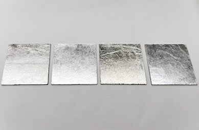 Metallic leaves with silver colour- Silver, Platinum, Aluminum, Tin