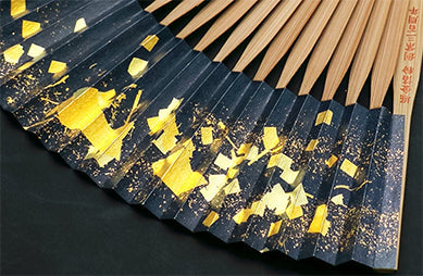切箔の扇面