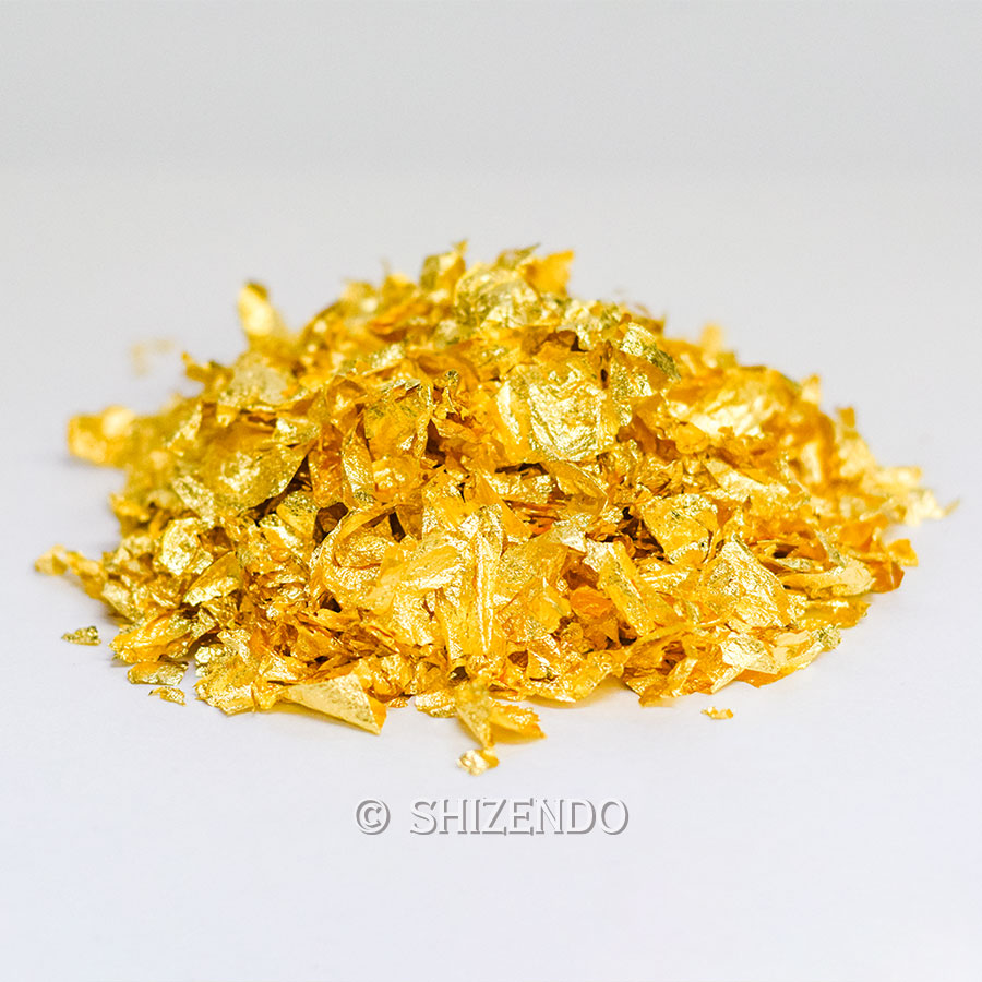 Metallic Flakes - Yellow Gold