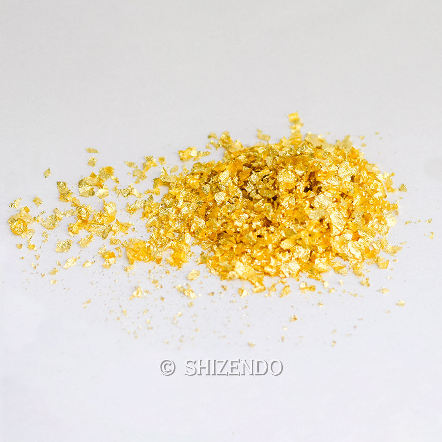 Edible Gold Flakes M  in Glass bottle